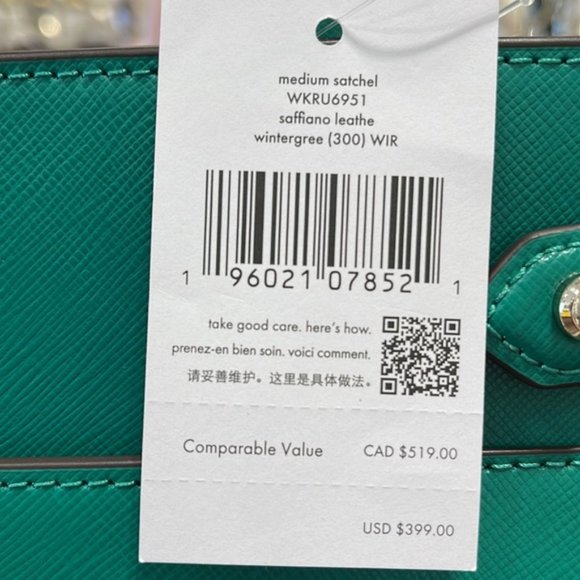 Kate Spade Staci Medium Satchel Green bean - Picture 11 of 16